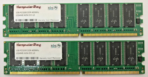 Komputerbay 2gb ddr - 2gb, (2x1gb)