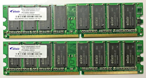 Elixir 2gb ddr1 - elixir, (2x1gb)