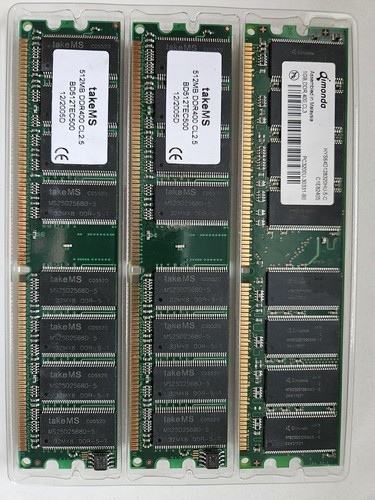 Take 512mb ddr400 1x 1gb - 2x, ms