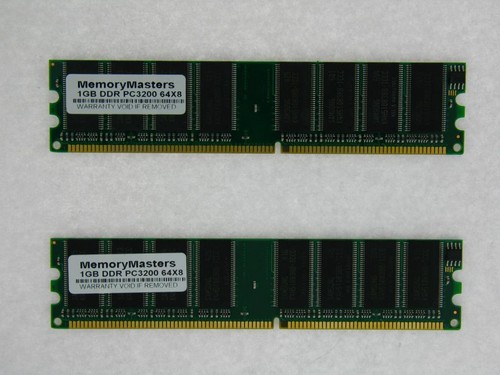 2gb 1gb pc3200 ddr - 400, mhz