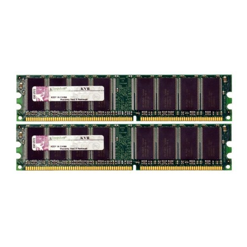 Kingston 2gb 2x1gb - 2gb, pc3200u