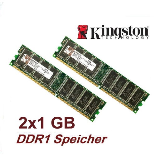 2gb kit orig kingston - (2x1gb),