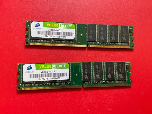 2x1gb corsair valueselect ddr1 - corsair,